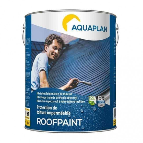 Aquaplan Roofpaint Antraciet | Waterafstotende renovatielaag