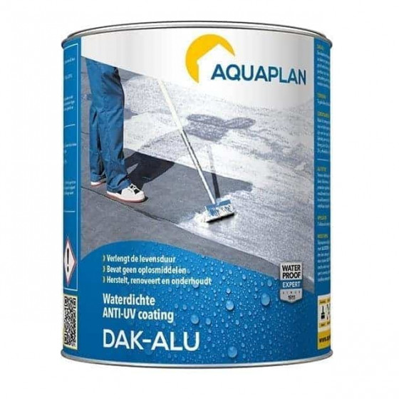 Aquaplan Dak Alu | Waterdichte anti-UV coating voor daken